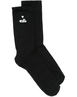 Arte' Heart Logo Socks - Black