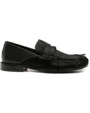 Paloma Barceló Loafers Pony Hair "Blanche" - Black