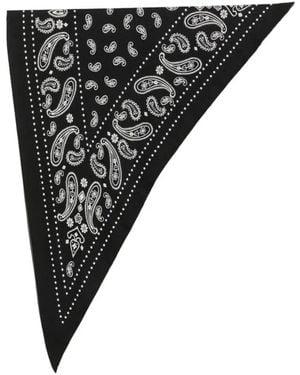 Destin Scarf Bicolor Wool "July Triangle" - Black