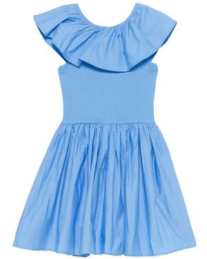 Molo "Christal" Short Sleeves Dress - Blue