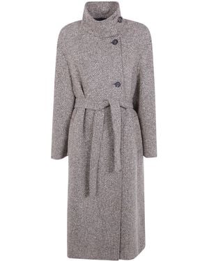 Brunello Cucinelli Cappotto Classico Medio Trench - Grigio
