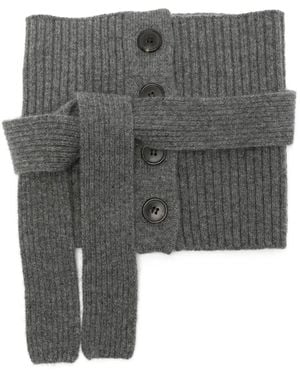 Dries Van Noten Sciarpa Cashmere "Merlin" - Grigio