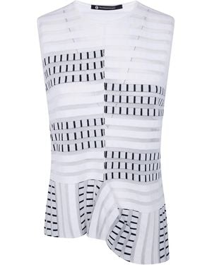 Pierantoniogaspari Jacquard Tank Top - White