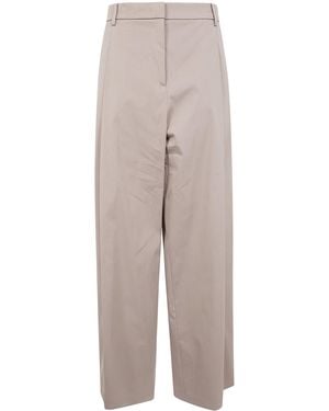 N°21 Canvas Wide Leg Pants - Gray