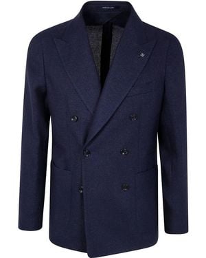 Tagliatore Double-Breasted Blazer - Blue