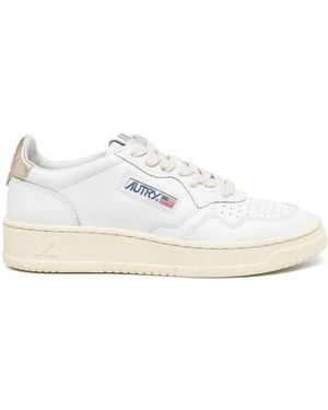 Autry "Medalist Low" Sneakers - Bianco