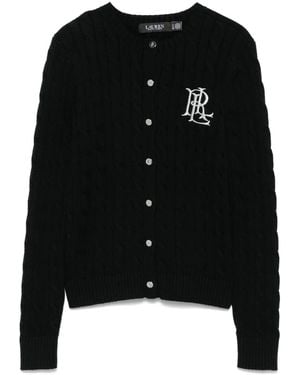 Ralph Lauren Ralhan Long Sleeve Cardigan - Black