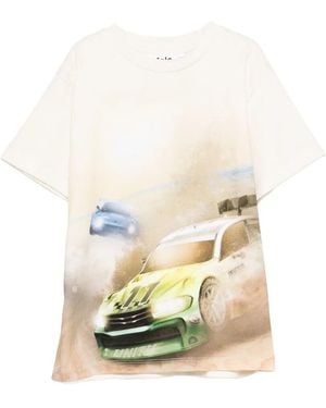 Molo "Riley" Short Sleeves T-Shirt - White