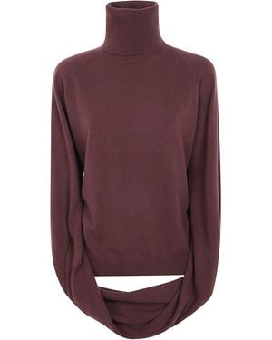 Uma Wang Wrap Top "Wrap Top" - Purple