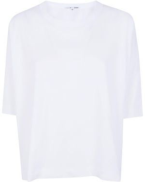 T C ZERO T-Shirt Oversized "Coulisse" - White