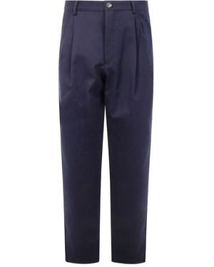Brunello Cucinelli Double Pièces Chino Trousers - Blue