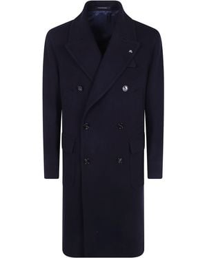 Tagliatore Coat Wool Blend "C-Sherry" - Blue