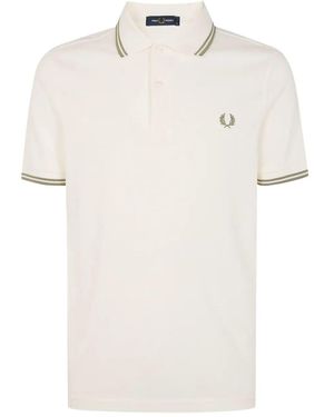 Fred Perry Twin Tipped Shirt - White
