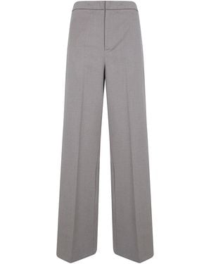 Twinset Pants Wide Leg Pants - Gray