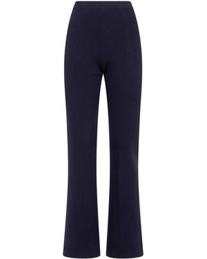 Twinset Trousers Flared Trousers - Blue