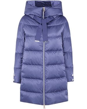 Herno Jacket A-Shape Hooded "Pi1304D.12170Z" - Blue
