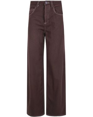 Uma Wang Pantaloni - Marrone