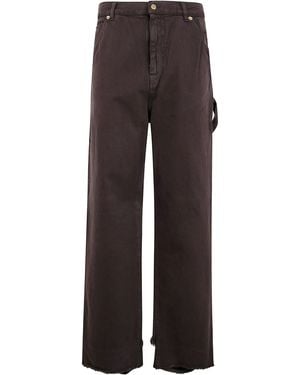 DARKPARK "Lisa" Loose Fit Carpenter Denim - Black