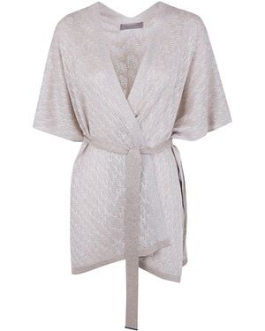 D.exterior D. Exterior Z-Line Lux Poncho - Grey