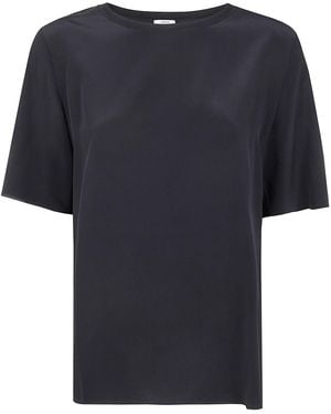 JOSEPH "New Rubin" Top Silk Crepe - Black