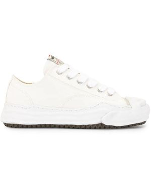 Maison Mihara Yasuhiro Hank Original Sole Canvas Low-Top Trainers Shoes - White