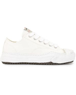 Maison Mihara Yasuhiro Hank Original Sole Canvas Low-Top Trainers Shoes - White