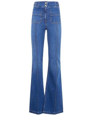 Elisabetta Franchi Flared Jeans - Blue