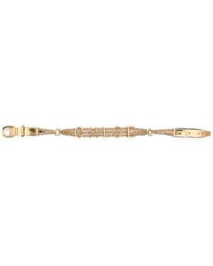 Chloé Bracciale Vintage Con Pietra Bianca - White