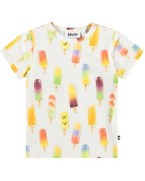 Molo "Easy" Short Sleeves T-Shirt - White