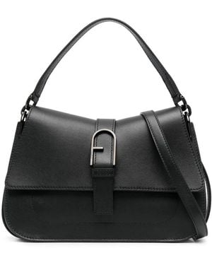 Furla Flow" Borsa Media A Manico Superiore - Nero