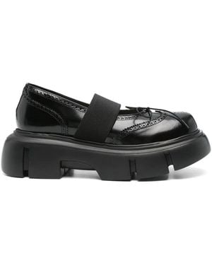 Simone Rocha Platform Ballet Brogues - Black
