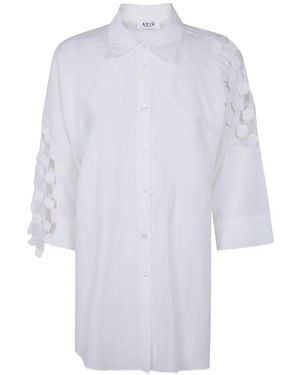 Aviu Pois Embroidered Shirt - White