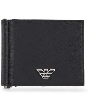 Emporio Armani Classic Wallet By - Black