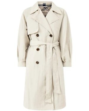 Barbour Layla Trench Showerproof Jacket - White
