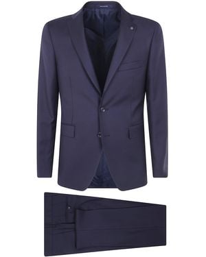Tagliatore Suit Virgin Wool "2Fbr22B01.070001 B5713" - Blue