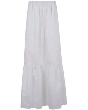 Mantu Midi Skirt - White