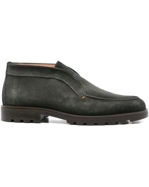 Santoni "Rock" Lace Up - Black