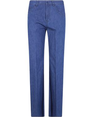Aspesi Straight Leg Trousers - Blue