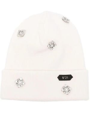N°21 Knitted Hat - White