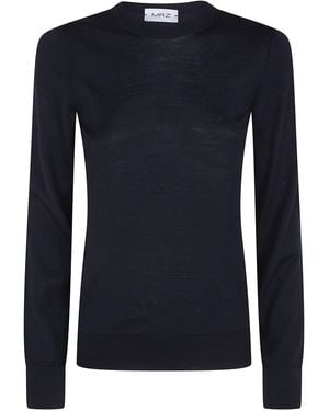 Mrz T-Shirt Long Sleeves Round Neck - Blue