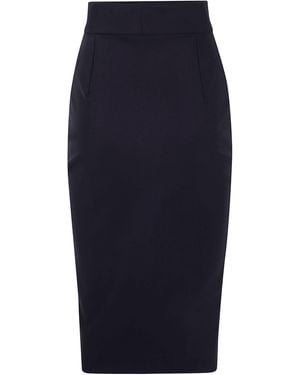 La Petite Robe Di Chiara Boni "Lumi" Jersey Skirt - Blue