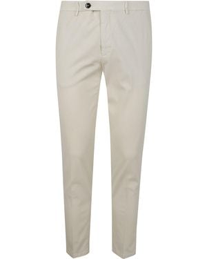 Michael Coal Pantaloni American Pocket "Capri" - Natural