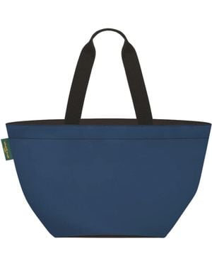 Chapelier Shoulder Bag Square Bottom L "Lava Moka" - Blue
