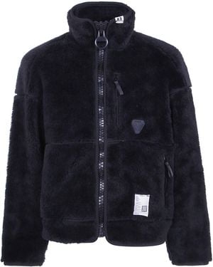 Maison Mihara Yasuhiro Jacket Wide Back "Wide Back Boa Blouson" - Blue