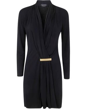 Tom Ford Cocktail Mini Dress - Black