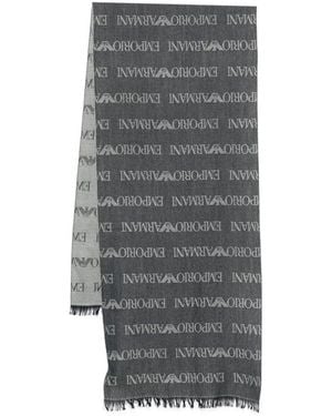 Emporio Armani Sciarpa Classica - Grigio