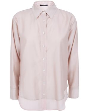 Seventy Voile Lyocell Bicolour Reversible Shirt - Pink