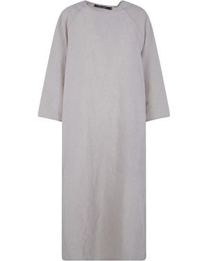 Sofie D ́hoore "Diya" Relaxed Raglan Sleeve Dress W Patch Pocket - Grey
