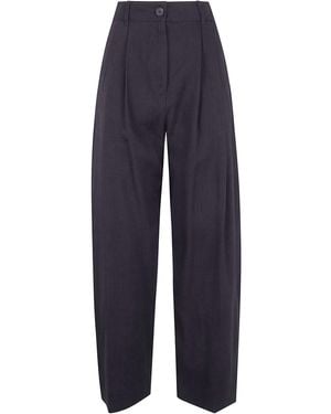 Studio Nicholson "Acuna" Double Pleat Front Pant - Black