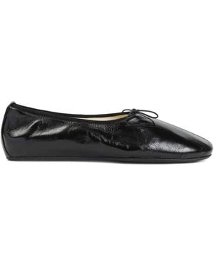 Phoebe Philo Ballerine Piatte Arricciate - Nero